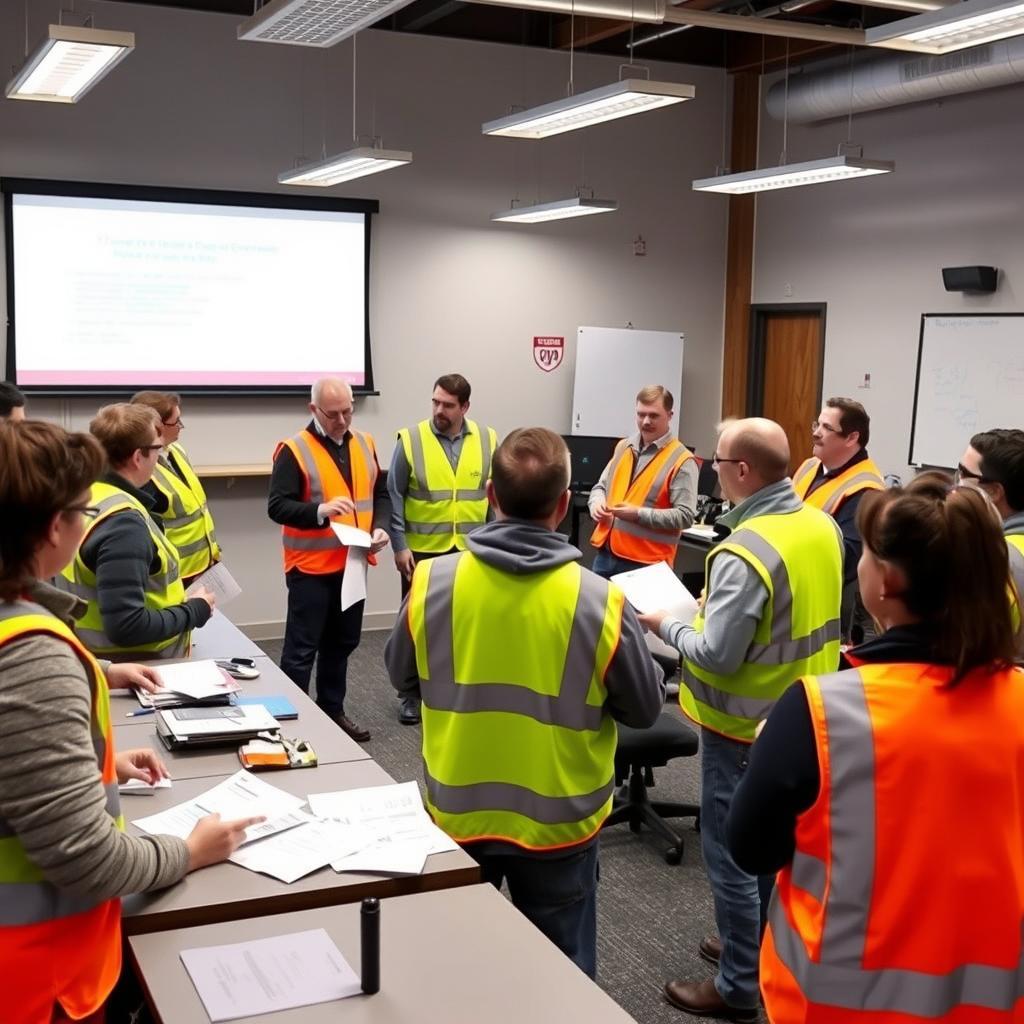 Traffic control safety training